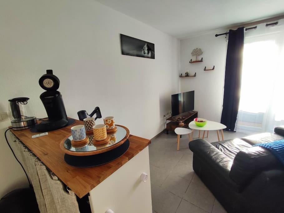 Ferienwohnung T2 Avec Jardin Proche Aeroport, Airbus, Meet Daux Exterior foto